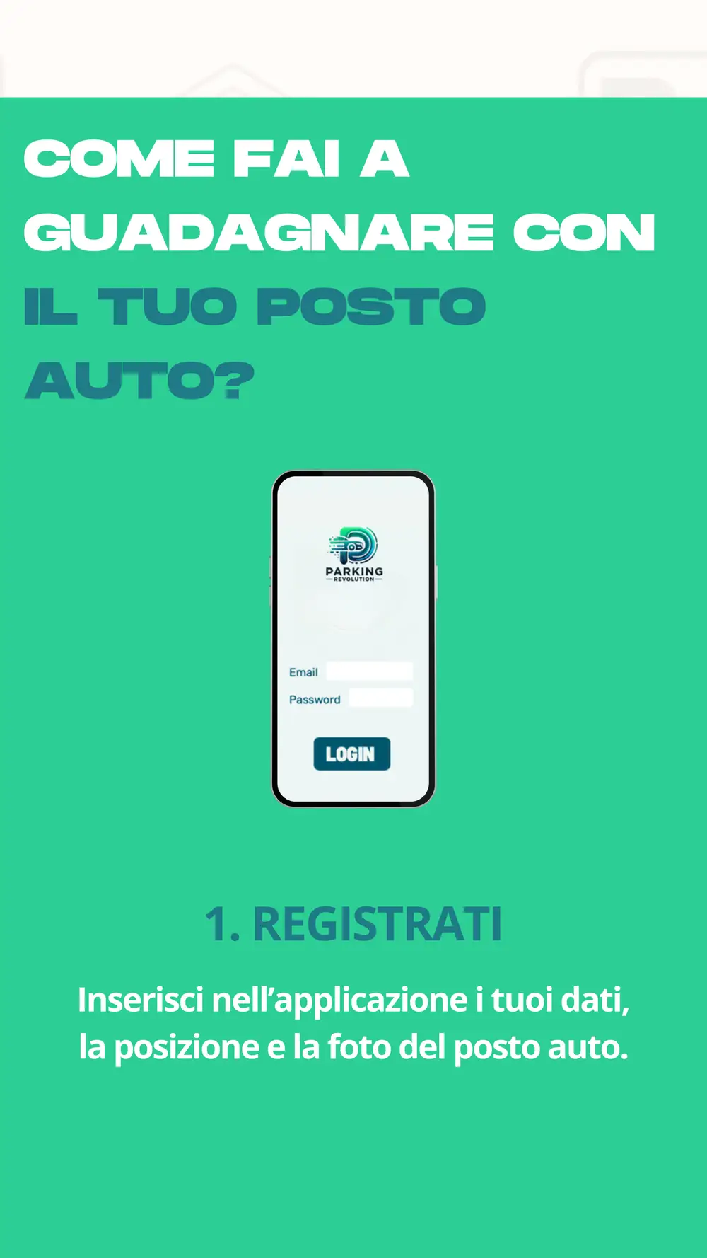 Come fai a guadagnare: 1. registrati.