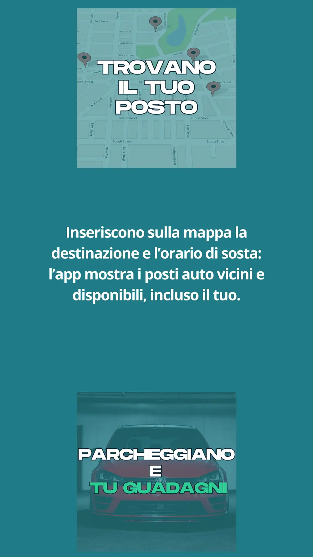 Trovano il tuo posto sulla mappa.